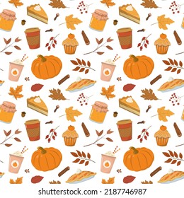 Cute fall mood pattern