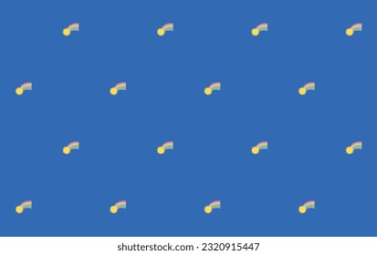 Cute fallende Sterne nahtlose Muster-Design. Vektorgrafik. 