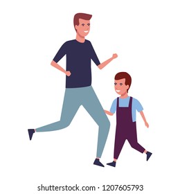 Cute family cartoon