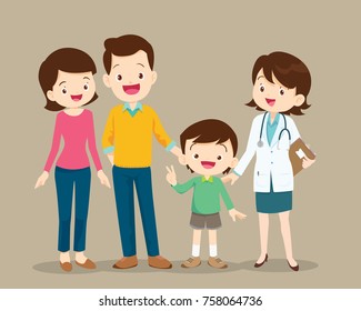 389 Mother Dad Daughter Doctor Images, Stock Photos & Vectors ...