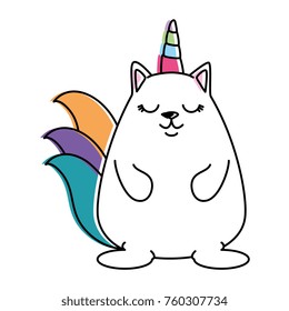 cute fantasy hamster with horn