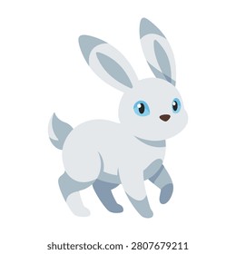 Cute fantasy ice fox