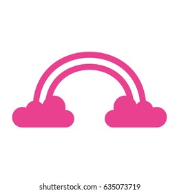 cute fantasy rainbow icon