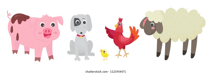 cute farm animals