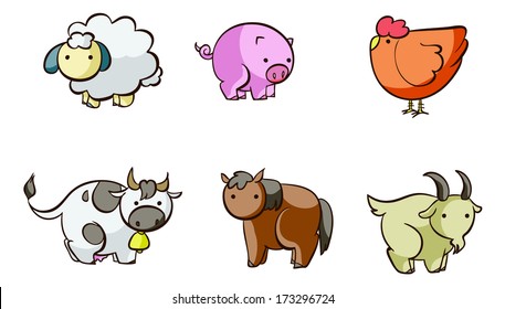cute farm animals