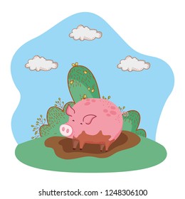 cute farm cartoon