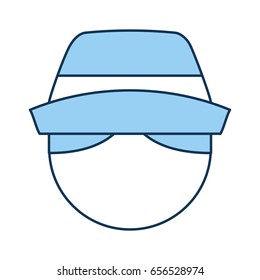 cute farmer avatar character