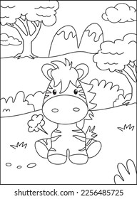 Cute Farting Animals Coloring pages