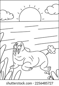 Cute Farting Animals Coloring pages