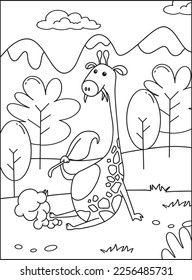 Cute Farting Animals Coloring pages