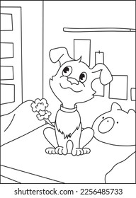 Cute Farting Animals Coloring pages