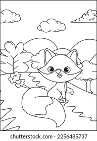 Cute Farting Animals Coloring pages