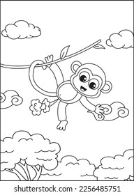 Cute Farting Animals Coloring pages