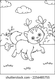 Cute Farting Animals Coloring pages