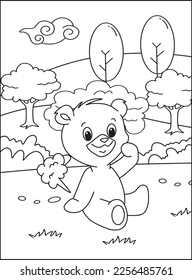 Cute Farting Animals Coloring pages