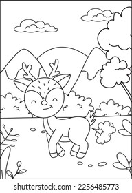 Cute Farting Animals Coloring pages