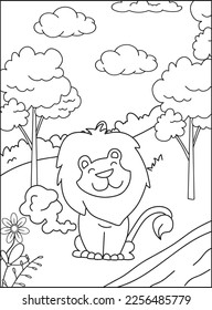 Cute Farting Animals Coloring pages