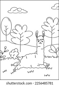 Cute Farting Animals Coloring pages