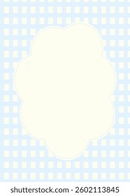 Cute fashion seamless pattern in style of picnic. Scottish tartan gingham plaid graphic texture for fabric, wrapping paper, package, banner, card. Classic textile print imitation vector background.