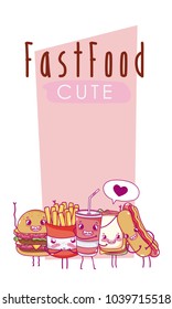 Cute fast food collection