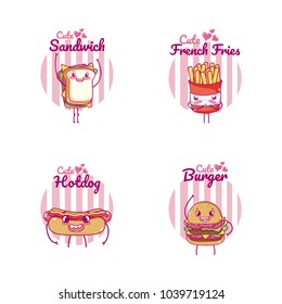 Cute fast food collection