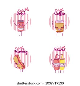 Cute fast food collection