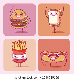 Cute fast food collection