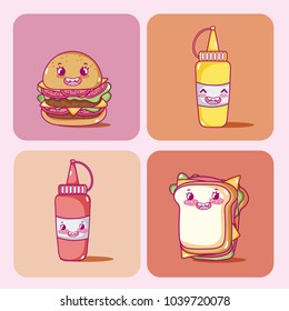 Cute fast food collection