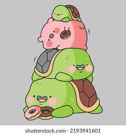 Cute Fat Bear Tshirt Vector Design