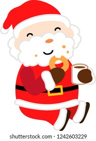 Cute Fat Santa Claus