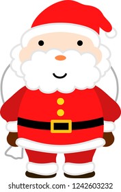 Cute Fat Santa Claus