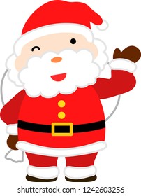 Cute Fat Santa Claus
