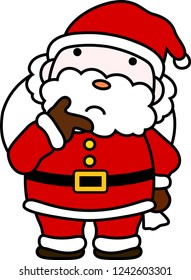 Cute Fat Santa Claus