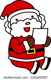 Cute Fat Santa Claus