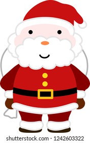 Cute Fat Santa Claus