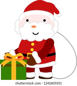 Cute Fat Santa Claus