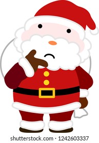 Cute Fat Santa Claus