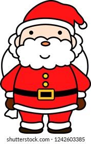 Cute Fat Santa Claus