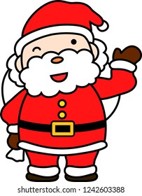 Cute Fat Santa Claus