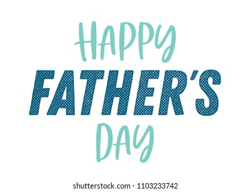 Cute Father's Day Banner, Happy Father's Day Appreciation Vector Text, Father's Day Background, Banner Background for Posters, Flyers, Marketing, Greeting Cards