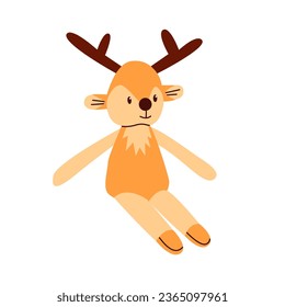 Cute fawn, plush toy for boys and girls.