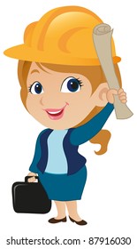 Cute Female Architect