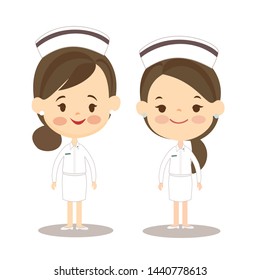 cute Female Nurse character vector
