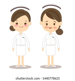 cute Female Nurse character vector