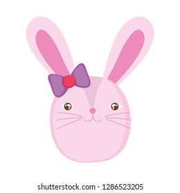 cute female rabbit character