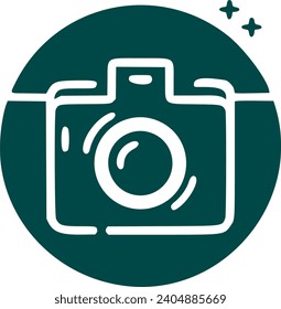 cute, feminine, cute camera logo