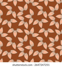 Cute feminine seamless watercolor pattern with little tiny wildflowers, hand drawn
