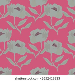 Cute feminine seamless watercolor pattern with little tiny wildflowers, hand drawn