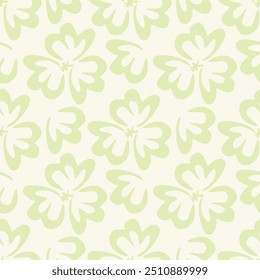 Cute feminine watercolor seamless pattern with wildflowers.hand drawn