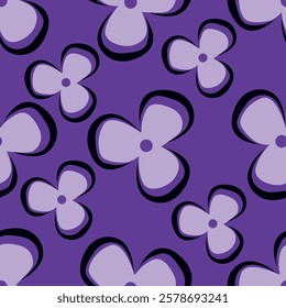 Cute feminine watercolor seamless pattern with wildflowers.hand drawn